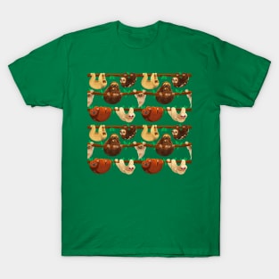 Sloths pattern T-Shirt